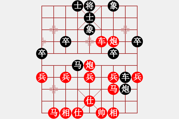 象棋棋譜圖片：橫才俊儒[292832991] -VS- J[826088192] - 步數(shù)：31 