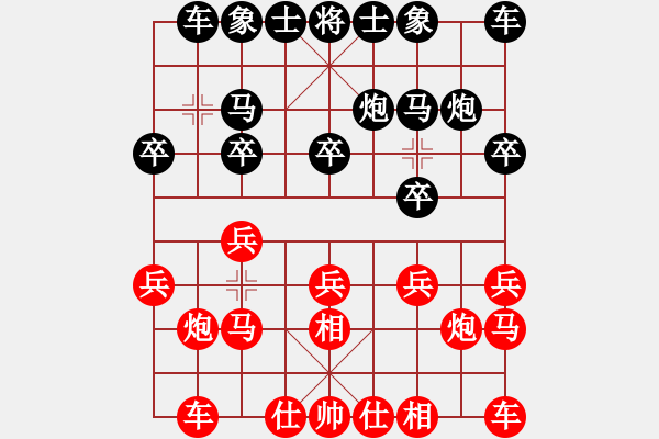 象棋棋譜圖片：紫薇花對(duì)紫微郎 勝 年輕的老頭 - 步數(shù)：10 