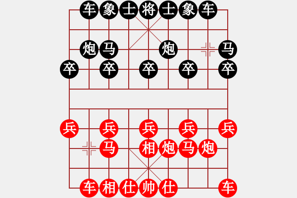 象棋棋譜圖片：天空任鳥(niǎo)飛[1261775372] -VS- 低調(diào)華麗[503372658] - 步數(shù)：10 