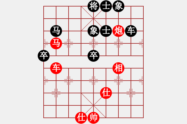 象棋棋譜圖片：吃比例(7段)-和-muuuuu(8段) - 步數(shù)：100 