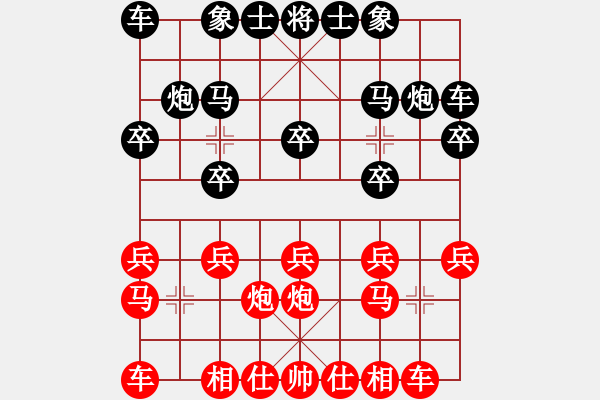 象棋棋譜圖片：神馬神炮(4段)-負-摩托車(6段) - 步數(shù)：10 