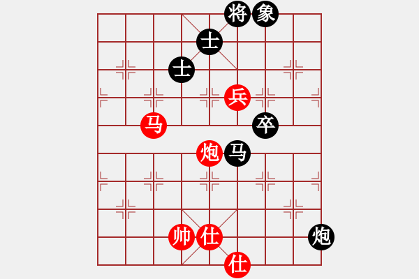 象棋棋譜圖片：過(guò)宮炮應(yīng)飛相（業(yè)四升業(yè)五評(píng)測(cè)對(duì)局）我后勝 - 步數(shù)：100 