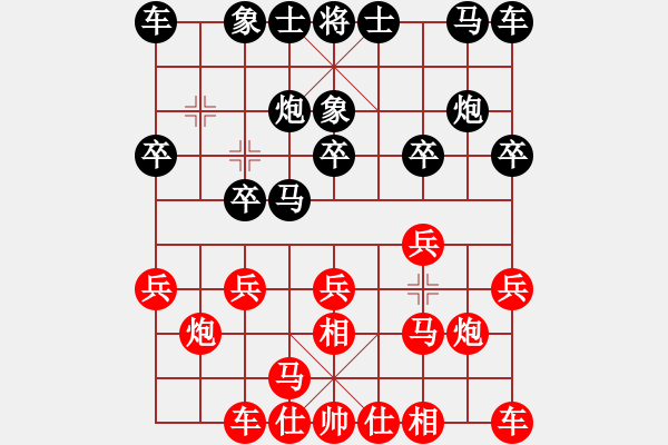 象棋棋譜圖片：掛機(jī)而已普(5段)-勝-阿波羅(8段) - 步數(shù)：10 