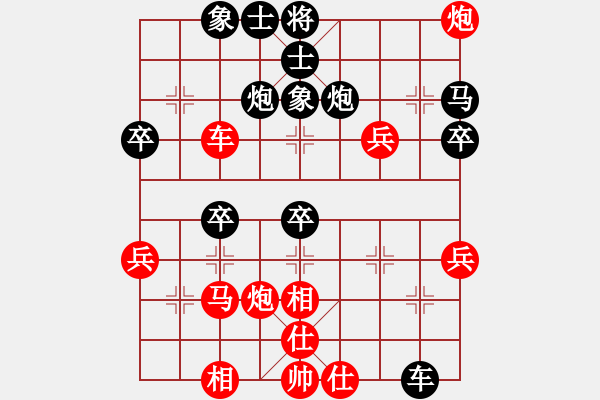 象棋棋譜圖片：五八3.右橫。馬三進四。車九進一。炮八平三。馬四進六。兵五進一。馬六進四。車九平八 - 步數(shù)：60 