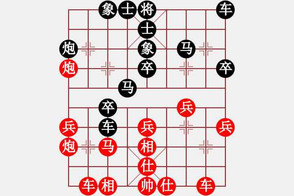 象棋棋譜圖片：2015京城首屆群英會 幺毅先負(fù)王昊 - 步數(shù)：30 