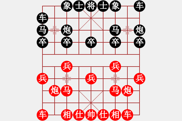 象棋棋譜圖片：[天]醉棋兒[紅] -VS- [天]寒々風(fēng)[黑] - 步數(shù)：10 