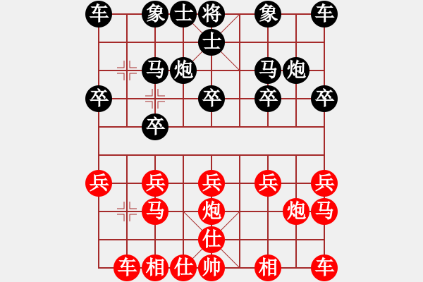 象棋棋譜圖片：凌源片長(1舵)-負-bbboy002(1舵) - 步數(shù)：10 