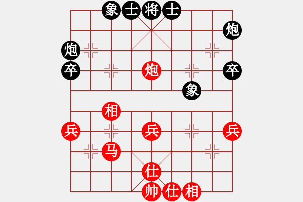 象棋棋譜圖片：第五輪 姜海濤 先和 謝業(yè)枧 - 步數(shù)：40 