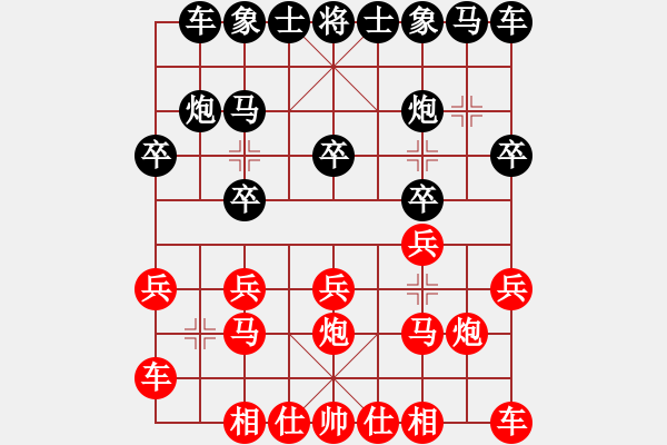 象棋棋譜圖片：中國 ★ 教育你★ 紅先勝 孤獨的海鷗 - 步數(shù)：10 