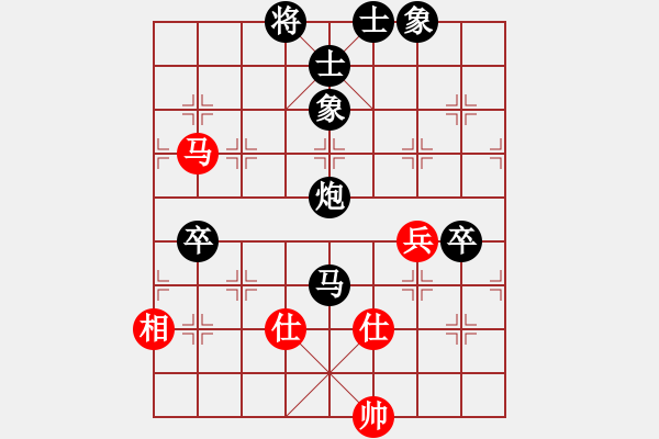 象棋棋譜圖片：挺卒應(yīng)起馬(業(yè)四升業(yè)五評測對局)我后勝 - 步數(shù)：80 