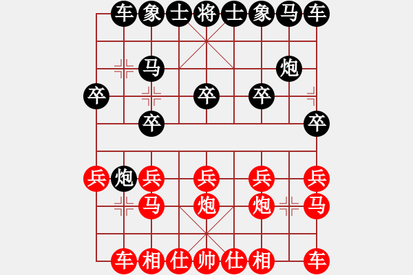 象棋棋譜圖片：姐硬如磚[業(yè)8-2]先勝司馬逍遙[業(yè)7-2] - 步數(shù)：10 