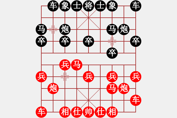 象棋棋譜圖片：5歲孩子先勝13歲剛剛學(xué) - 步數(shù)：10 