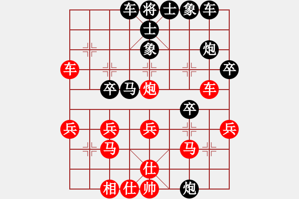 象棋棋譜圖片：ctyl(9級)-勝-一冰一方(4級) - 步數(shù)：30 