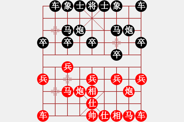 象棋棋譜圖片：學(xué)象棋[2536937247] -VS- 筱藝[2861149990] - 步數(shù)：10 