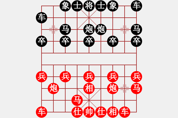 象棋棋譜圖片：把酒當(dāng)歌[909119395] -VS- 橫才俊儒[292832991] - 步數(shù)：10 