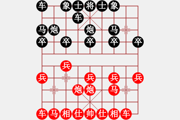 象棋棋譜圖片：測(cè)評(píng) 電腦分析1 - 步數(shù)：10 