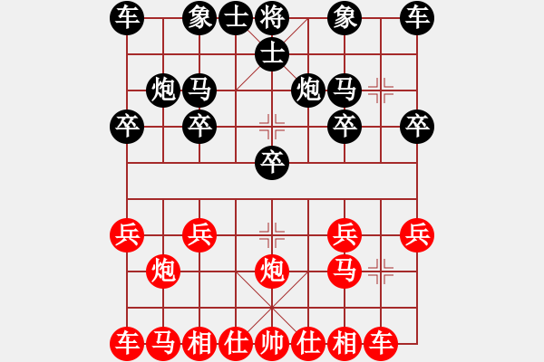 象棋棋譜圖片：︶ㄣmanners[50104345] -VS- 伙[409354016] - 步數(shù)：10 