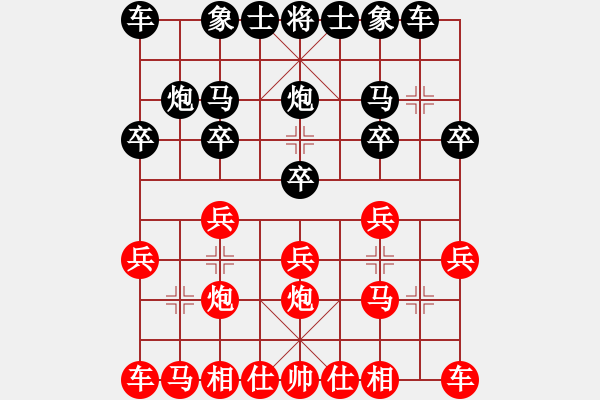 象棋棋譜圖片：橫才俊儒[292832991] -VS- 我是老板[1261687380] - 步數(shù)：10 