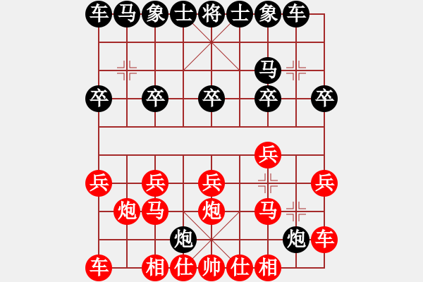 象棋棋譜圖片：橫才俊儒[292832991] -VS- 夢林熾火[908508100] - 步數(shù)：10 