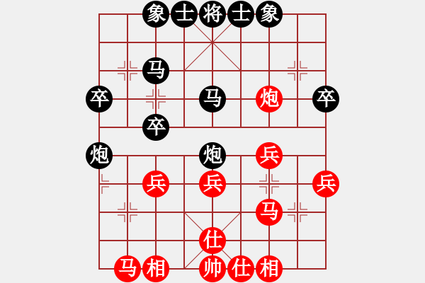 象棋棋譜圖片：niuliminda(6段)-勝-lnsjzsbjl(9段) - 步數(shù)：30 