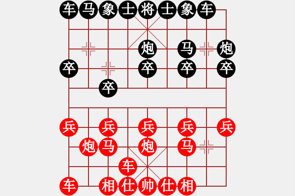 象棋棋譜圖片：12月賽張?jiān)路逑群透呓ㄆ?- 步數(shù)：10 