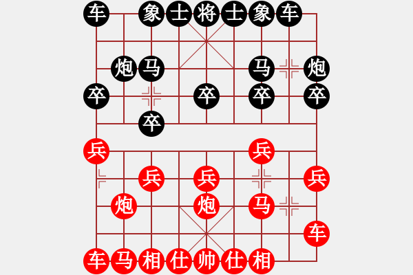 象棋棋譜圖片：西楚霸王[1695471725] -VS- Q七星-雪將軍[1175493548] - 步數(shù)：10 