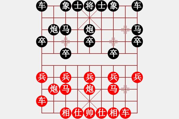 象棋棋譜圖片：芳棋(純人下棋)[893812128] 勝 簫心O(∩_∩)O[1463809564] - 步數(shù)：10 