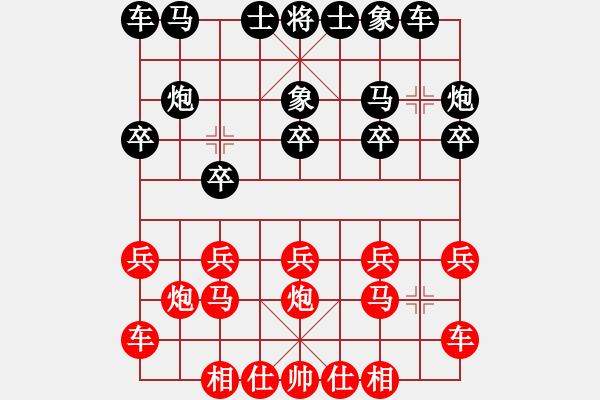 象棋棋譜圖片：橫才俊儒[292832991] -VS- 驀然回首[328389659] - 步數(shù)：10 