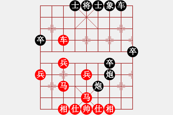 象棋棋譜圖片：極品人(2段)-勝-看破紅塵(1段) - 步數(shù)：40 