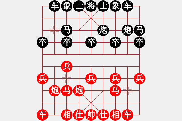 象棋棋譜圖片：過宮炮局（舍馬奪勢，妙手成殺?。?- 步數(shù)：10 