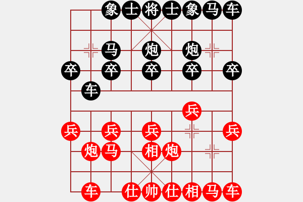 象棋棋譜圖片：不悔君子[1985481451] -VS- jcleejj[1175172082] - 步數(shù)：10 