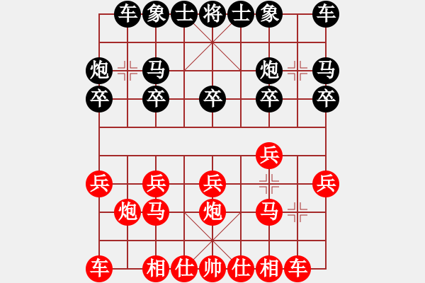 象棋棋譜圖片：仙人指路（業(yè)四升業(yè)五評測對局）我先勝 - 步數：10 