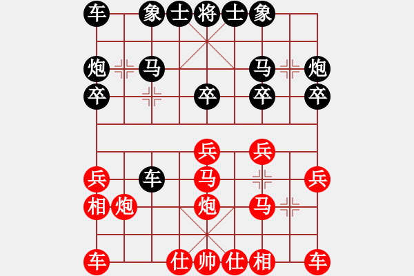 象棋棋譜圖片：縱橫華山(北斗)-和-鐮刀幫羞花(5f) - 步數(shù)：20 