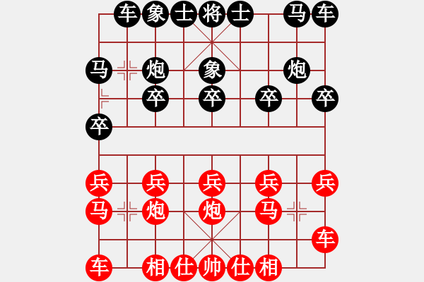 象棋棋譜圖片：橫才俊儒[292832991] -VS- 上善若水[234753180] - 步數(shù)：10 