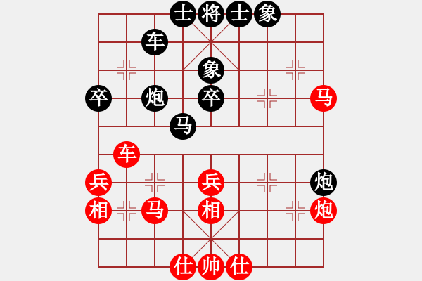 象棋棋譜圖片：jinjianguo(1段)-負-修心養(yǎng)性(4段)中炮過河車互進七兵對屏風(fēng)馬左馬盤河 紅左邊炮對黑飛 - 步數(shù)：60 