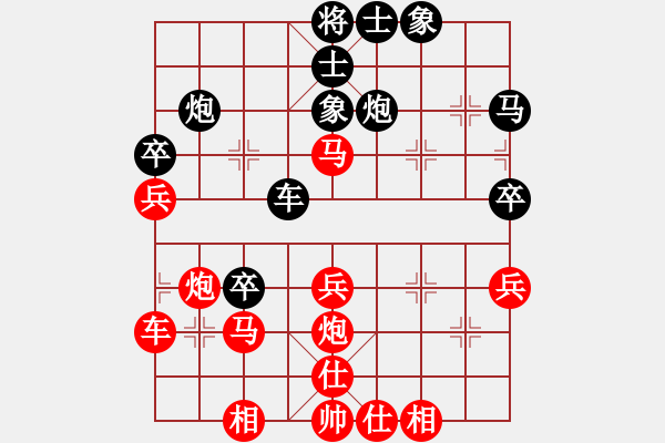 象棋棋譜圖片：沙漠之花(天罡)-負-大刀一沖(北斗) - 步數(shù)：40 