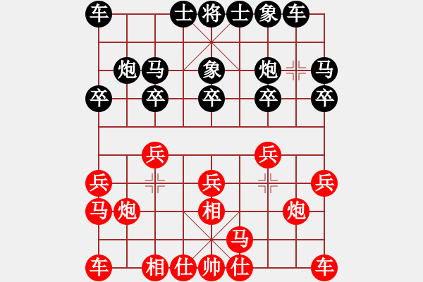 象棋棋譜圖片：佚名（九級棋士）先負假大師 - 步數(shù)：10 