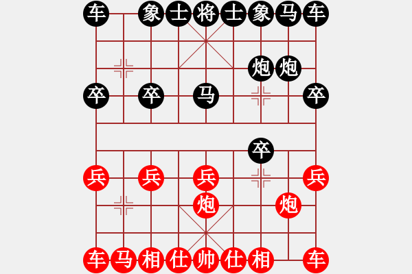 象棋棋譜圖片：探囊取物爾(8星)-勝-深藍(9星) - 步數(shù)：10 