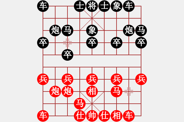 象棋棋譜圖片：天才陳朝營(風(fēng)魔)-和-吸毒歐陽瘋(9星) - 步數(shù)：10 