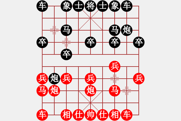 象棋棋譜圖片：皓程先勝澤龐20190730 - 步數(shù)：10 