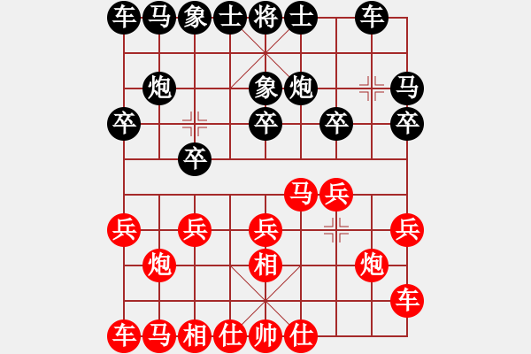 象棋棋譜圖片：671局 A11- 順相局-龐統(tǒng)(2250) 先負 小蟲引擎23層(2719) - 步數(shù)：10 