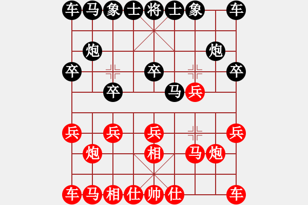 象棋棋譜圖片：個人對局1 - 步數(shù)：8 