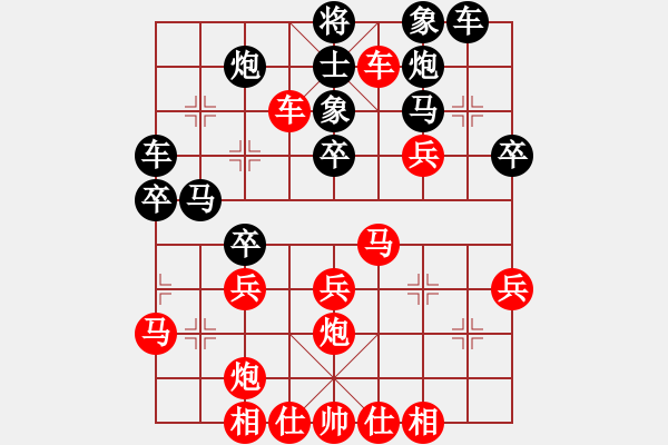 象棋棋譜圖片：fatmapfei(5段)-勝-弈海傲陽(6段) - 步數(shù)：40 