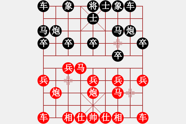 象棋棋譜圖片：‖棋家軍‖[474177218] -VS- 業(yè)余五級(jí) 天涯孤雁[519576858] - 步數(shù)：10 