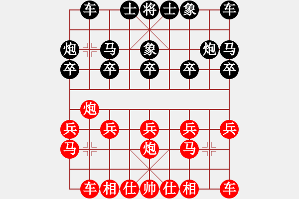 象棋棋譜圖片：皋城高手(4段)-負(fù)-絕世火焰刀(2段) - 步數(shù)：10 