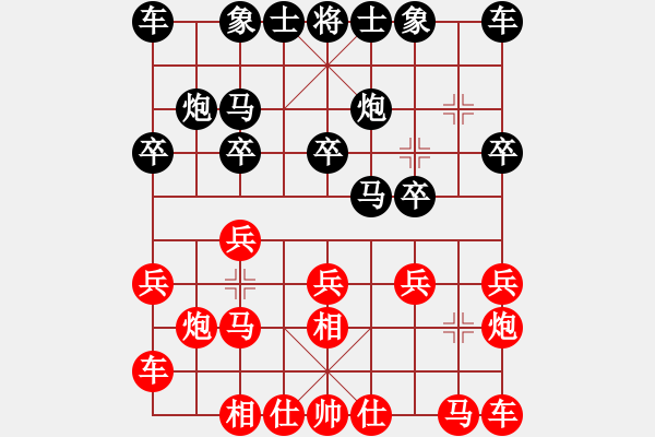 象棋棋譜圖片：玄機(jī)逸士 先勝 象棋少年 - 步數(shù)：10 