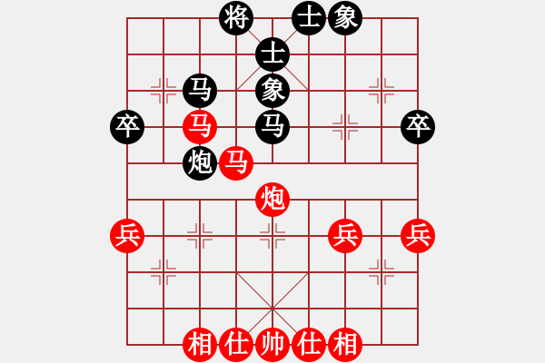 象棋棋譜圖片：新疆生產(chǎn)建設(shè)兵團 李忠 和 江西省 彭蔚 - 步數(shù)：60 