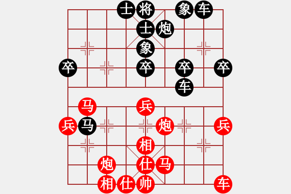 象棋棋譜圖片：勇闖天涯[1245153842] -VS- 橫才俊儒[292832991] - 步數(shù)：50 