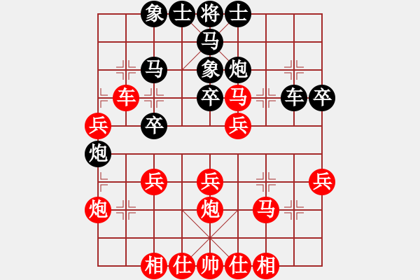 象棋棋譜圖片：弈樂(9段)-勝-酒令人遠(yuǎn)(8段)五七炮對屏風(fēng)馬進(jìn)７卒 紅左直車對黑右直車右炮過河 - 步數(shù)：40 