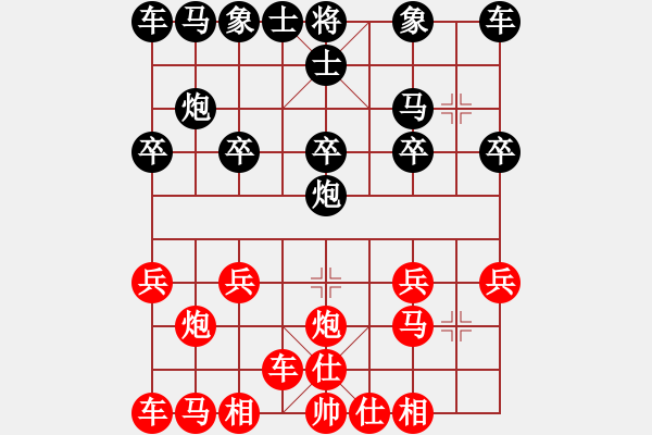 象棋棋谱图片：林显荣     先胜 ARNOUT     - 步数：10 